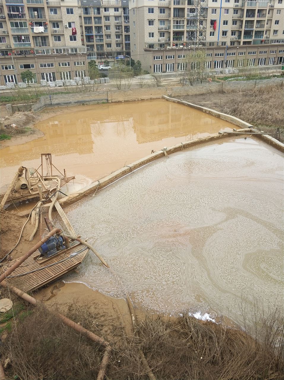 右江沉淀池淤泥清理-厂区废水池淤泥清淤