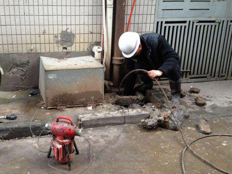 右江疏通下水道-洗菜池疏通